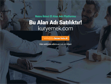 Tablet Screenshot of kuryemek.com